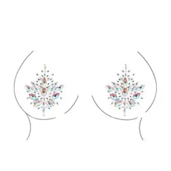 Dazzling Nipple Bling Sticker