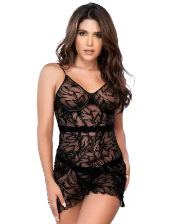 Mapale Loved Underwired Babydoll with Matching G-String