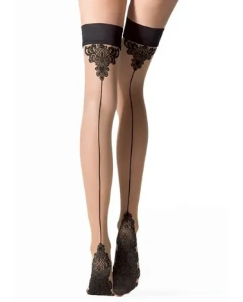 Fogal Chouchou Hold Ups - The Great Gatsby Official Design