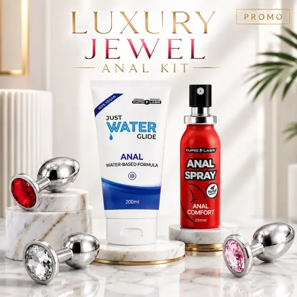 Luxury Jewel Anal Kit - Premium Promo Kit For Style, Comfort And Gradual Anal Pleasure