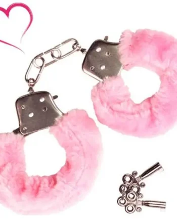 Love cuffs with pink fluff