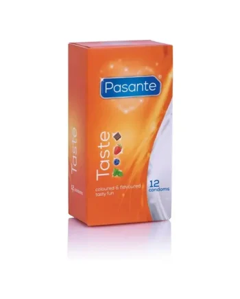 Box of 12 Pasante Flavours (Taste) Condoms