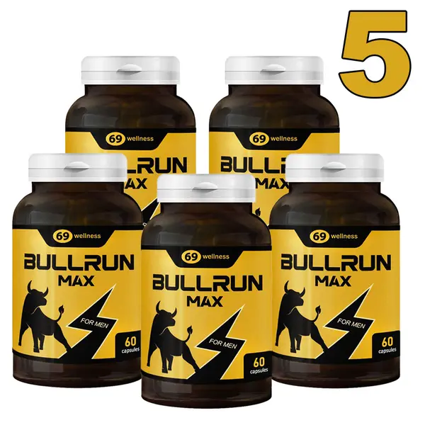 5 x BULLRUN sexual stimulant for men