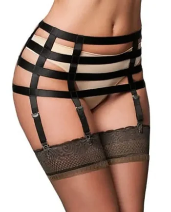 Bound Suspender Belt