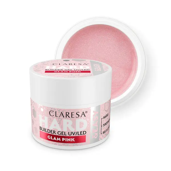 Claresa HARD&EASY Builder Gel Glam Pink 50ml