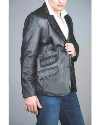 Men's Leather Blazer (Serjey)