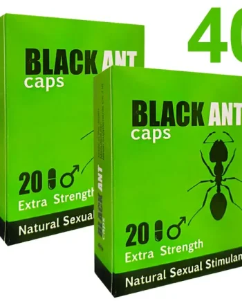 2 x Black Ant BLACK ANT 40pcs super strong capsules for erection