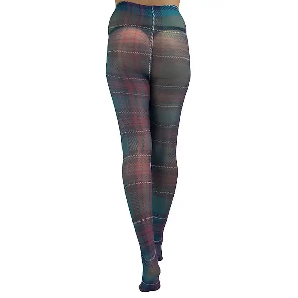 Pamela Mann Jackson Plaid Printed Tights