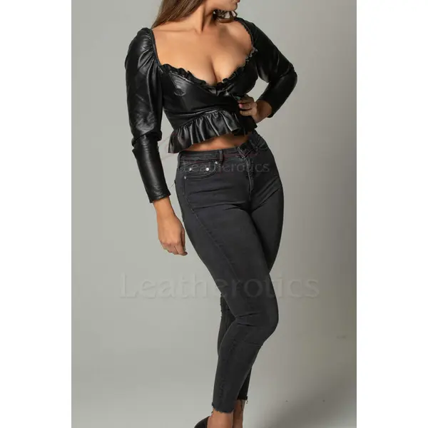 Sweetheart Leather Top