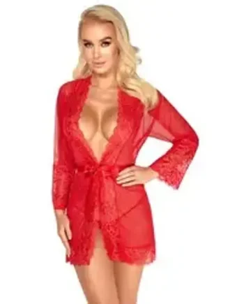Kissable Kimono Red