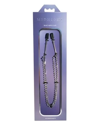 Midnight Bling Nipple Clips