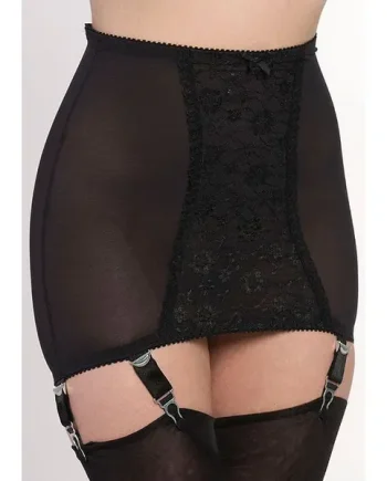 Sassy 6 Strap Lace Front Power Mesh Girdle