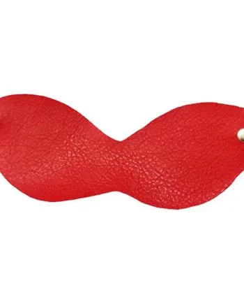 Red leather mask
