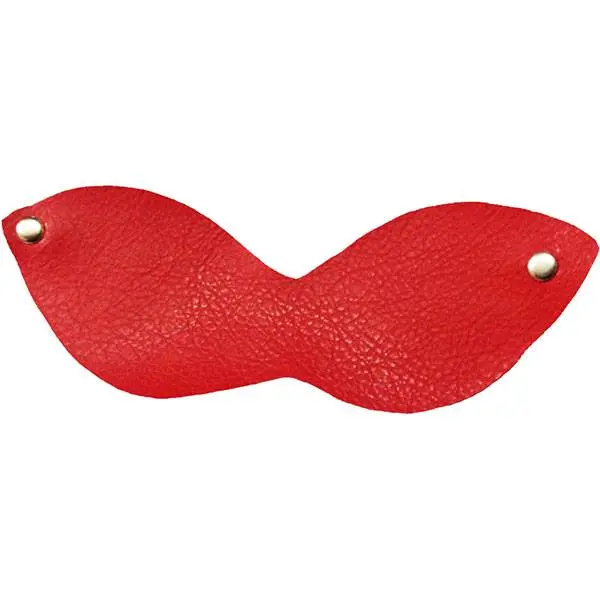 Red leather mask