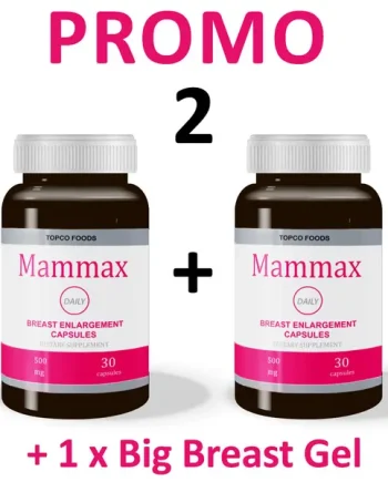 MAMMAX Capsules and Big Breast Gel Set - Achieve Fuller and Beautiful Breasts