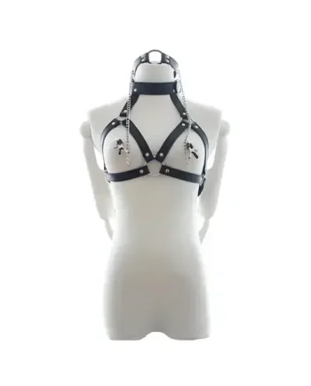 Bra with nipple clips Bad