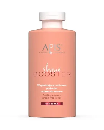 APIS – Pick’N’Mix Shine Booster Soothing Raspberry Vinegar Rinse for Fizzy Dry Rough Hair 300ml