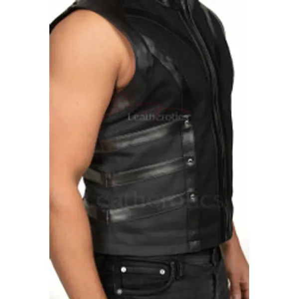 Leather Vest Top