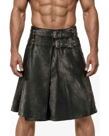 Soft Supple Cowhide Full Grain Leather Gladiator KILT3