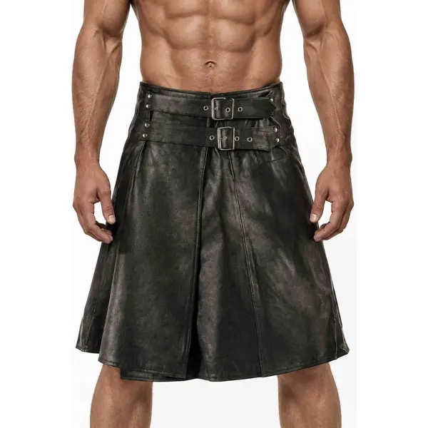 Soft Supple Cowhide Full Grain Leather Gladiator KILT3