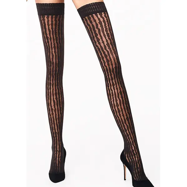 Wolford Stripes Hold Ups