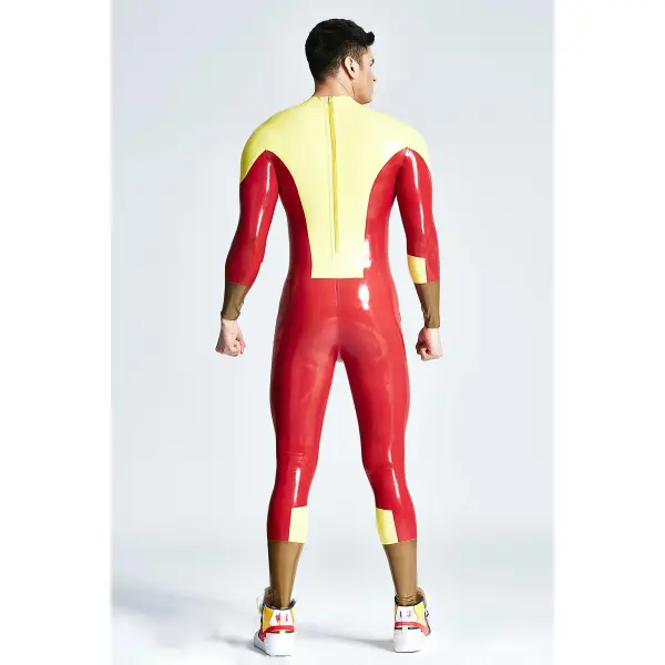 Latex Male Navigator Back Zipper Catsuit