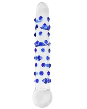 Spectrum Nubby Textured Glass Dildo