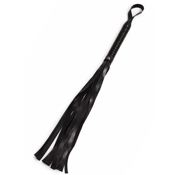 Luxury PU Adult Whip - 60 Cm, Black