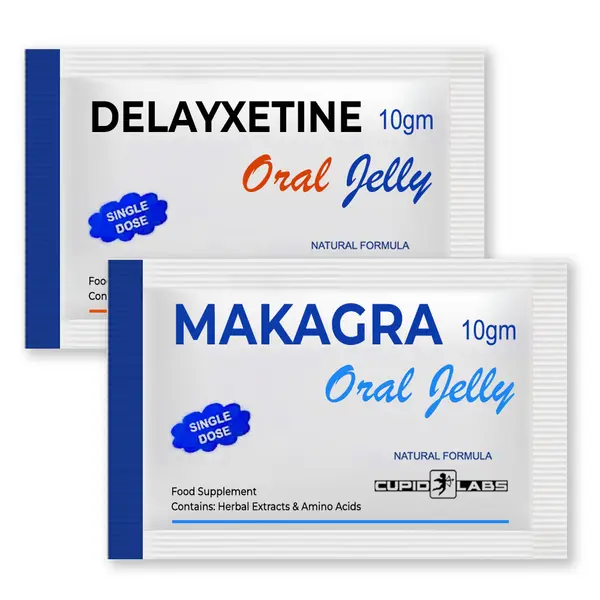 Makagra and Delayxetine Oral Jelly Set