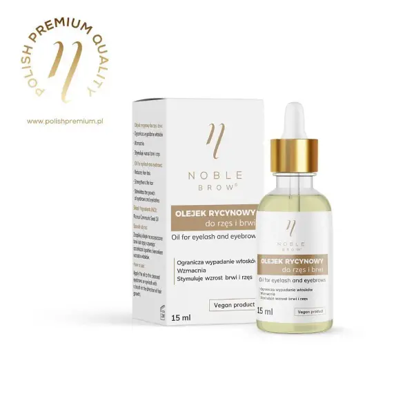 NOBLE BROW CASTOR OIL for eyelash & eyebrows 15ml