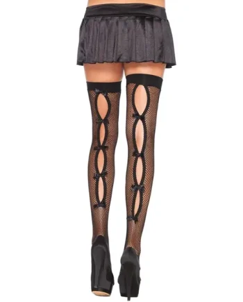Keyhole Backseam Thigh Highs (Leg Avenue)