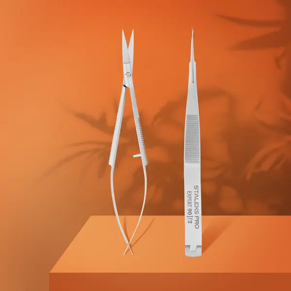 Staleks MICRO SCISSORS for eyebrows EXPERT 90/2