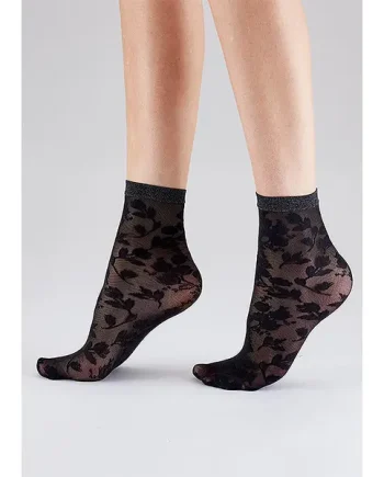 Pretty Polly Floral Ankle Highs