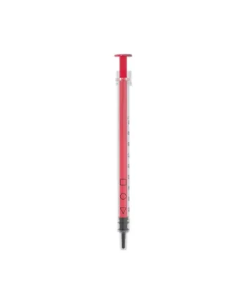 Acuject 1ml Low Dead Space Syringe Red