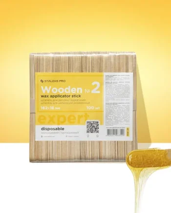 Staleks Wooden Wax Spatula EXPERT 20 100pcs.
