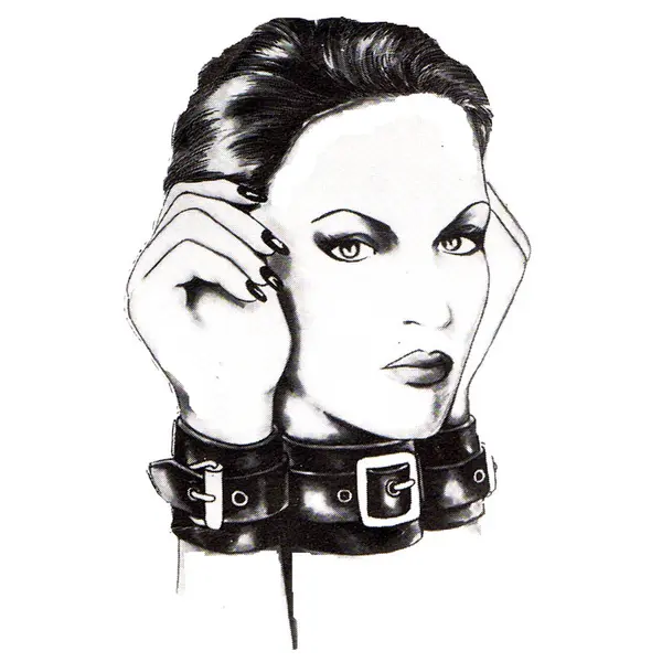Slave Collar and Wrist Cuff Bondage Set