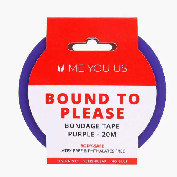 Bondage Tape Restraints Purple 20m