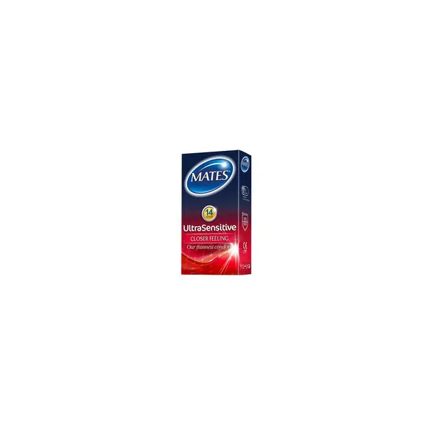 Mates Ultra Sensitive Condoms 14 Pack