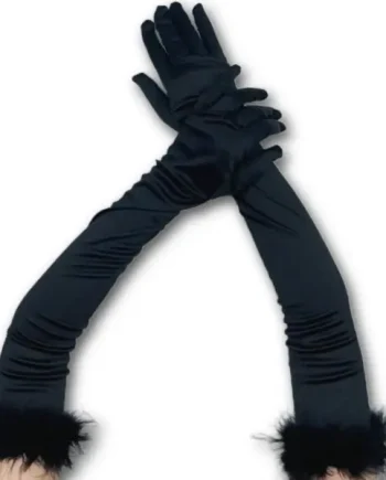 Long Satin Gloves
