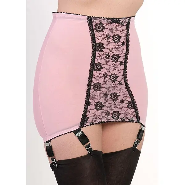 Sassy 6 Strap Lace Front Power Mesh Girdle