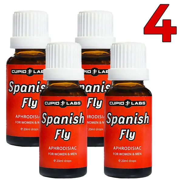 4 x Spanish Fly 4x20ml - Desire-Enhancing Drops