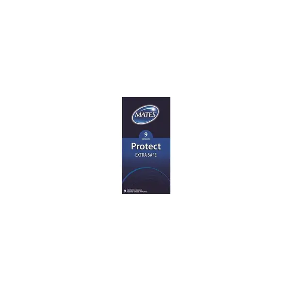 Mates Protect Extra Safe Box of 9 Condoms