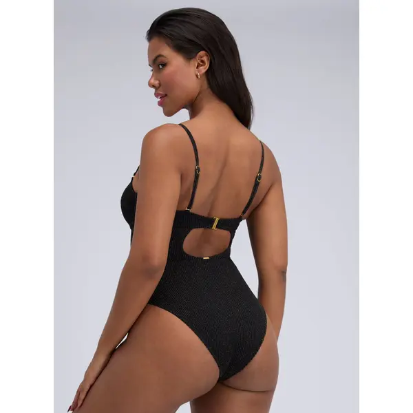 Ancona crinkle bandeu swimsuit