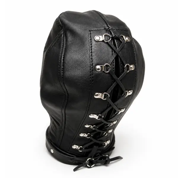Bondage Soft Leather Hood M4