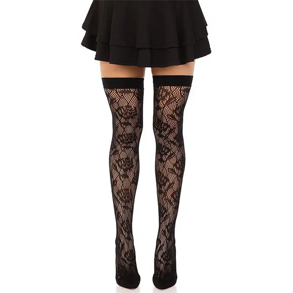 Leg Avenue Black Cat Opaque Anklets