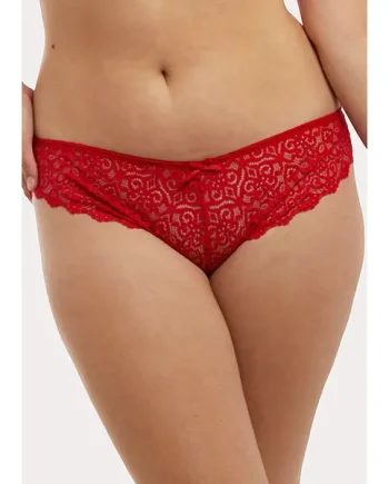 Wolf And Whistle Ariana Red Everyday Lace Brief