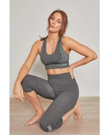 Energy Seamless Capri Legging - Grey Melange