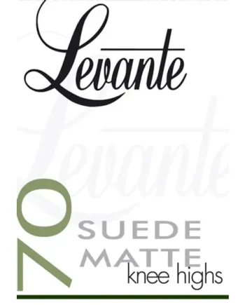 Levante Suede Matte 70 Denier Knee Highs