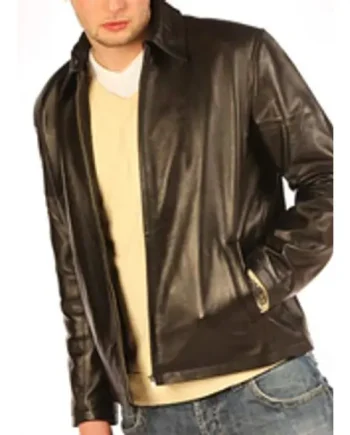 Men's Leather Jacket Goat Skin Top Soft Supple Plain