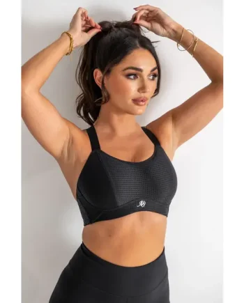Energy Empower U/W Lightly Padded Convertible Sports Bra - Black
